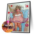 thumbnail image 1 of Cuadros Decorativos Kit de belleza de pintura de diamante con forma especial parcial de bricolaje 5D decoración del hogar (K091) Tmvgtek embutido en tela, 1 of 8