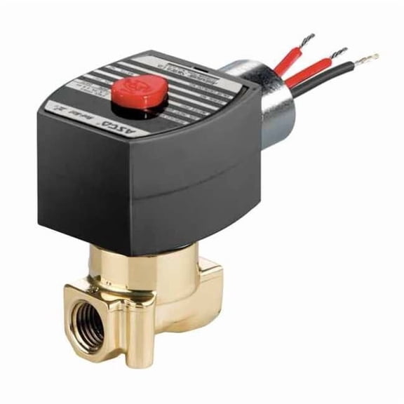 Redhat Solenoid Valve,Brass,NC,Air, Inert Gas EF8262H022
