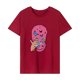 thumbnail image 1 of Camiseta básica para mujer, cuello redondo, cuello redondo, para caminar, viajar, trabajar M, 1 of 7