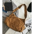 thumbnail image 2 of Kukuzhu Women Men Crossbody Shoulder Bag Large Hobo Bag with Multiple Pockets Canvas Messenger Tote Bag for Women and Men, 2 of 7