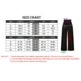 thumbnail image 5 of ChooTeeYeen Women's High Waist Pants Casual Pockets Belted Wide Leg Trousers Business Work Long Pants Detachable Tied Belt, 5 of 7