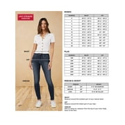 Levi Strauss Signature Womens and Womens Plus High Rise Skinny Jeans, Sizes 2-20