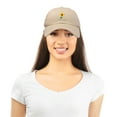 thumbnail image 5 of DALIX Sunflower Hat Womens Floral Baseball Cap in Khaki, 5 of 6