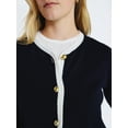 thumbnail image 5 of Free Assembly Women's Tipped Patch Pocket Cardigan Sweater, Lightweight, Sizes XS-XXL, 5 of 6