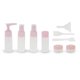 thumbnail image 1 of Conjunto de Contenedores de Viaje Únicos 1Set Botellas de Viaje Portátiles PE Color Rosa, 1 of 2