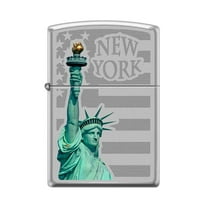 Zippo Lighter-Personalized Message Engraved on Backside Customized for USA City and States Windproof Lighter (New York Z5481)