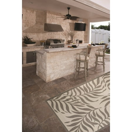 Tropical Indoor Outdoor Rugs Flatweave Contemporary Patio Pool