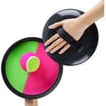 thumbnail image 4 of Catch Ball and Toss Game（18.5cm）, Disc Throwing Game Paddles Balls Throwing and Catching, 4 Paddles and 2 Balls, Sports Game, Beach Racket, Party, Gifts, 4 of 5