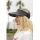 thumbnail image 1 of Sombrero con visera para mujer, sombrero de paja de ala ancha para playa, camping, senderismo y verano., 1 of 5
