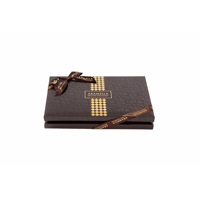 Aramella Belgian Chocolate Diamond Brown Box (40 Pieces / 17.6 oz) 