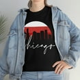 thumbnail image 6 of Chicago Skyline Shirt - Unisex Heavy Cotton Tee Shirt, 6 of 8