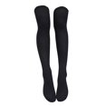 thumbnail image 1 of Hot Extra Long Thigh High Socks Soft Stocking Autumn Winter Socks Black, 1 of 8