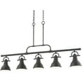 thumbnail image 2 of Volume Lighting V1175-65 5 Light 7" Wide Linear Chandelier - Bronze, 2 of 2