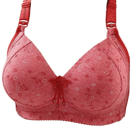 Gieriduc Women Sale Everyday Cozy Bras Bandeau Top with Built in Bra Best Bras for Older Women Buff Bunny Sports Bra Most Comfortable Bras Orange Sports Bra Ladies Apparel Adhesive Bra (Red L)