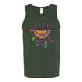 thumbnail image 3 of Colorful Neon Be Brave Dreamcatcher | Dean Russo Art Pop Culture Mens Tank Top, Forest Green, X-Large, 3 of 6
