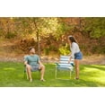 thumbnail image 2 of OmniCore Designs New Standard Folding Camp/Lawn Chair (2 Pack) BLUE/WHITE, 2 of 7