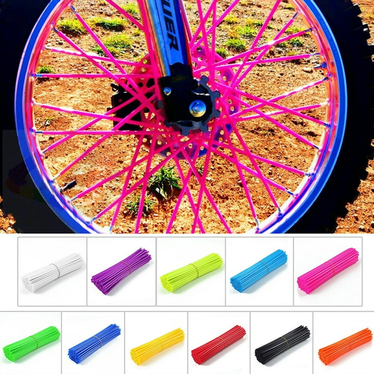 72Pcs MTB Wheel Rim Spoke Shrouds Skins Covers Mountain Bike Cycle Walmart