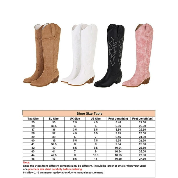 Knee high top cowgirl boots