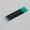 Green, variant on Fabric Water Soluble Pen, Disappearing Ink for Sewing Quilting, Yellow 0.7mm, Type A