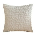 thumbnail image 2 of Twfbrm Christmas Pillow Cover, 18x18 Inch Embroidered Snowflake Throw Pillow Cover, Soft Fluffy Pillowcases Winter Holiday Decorative Cushion Covers Christmas Decorations for Couch Sofa Living Room, 2 of 6