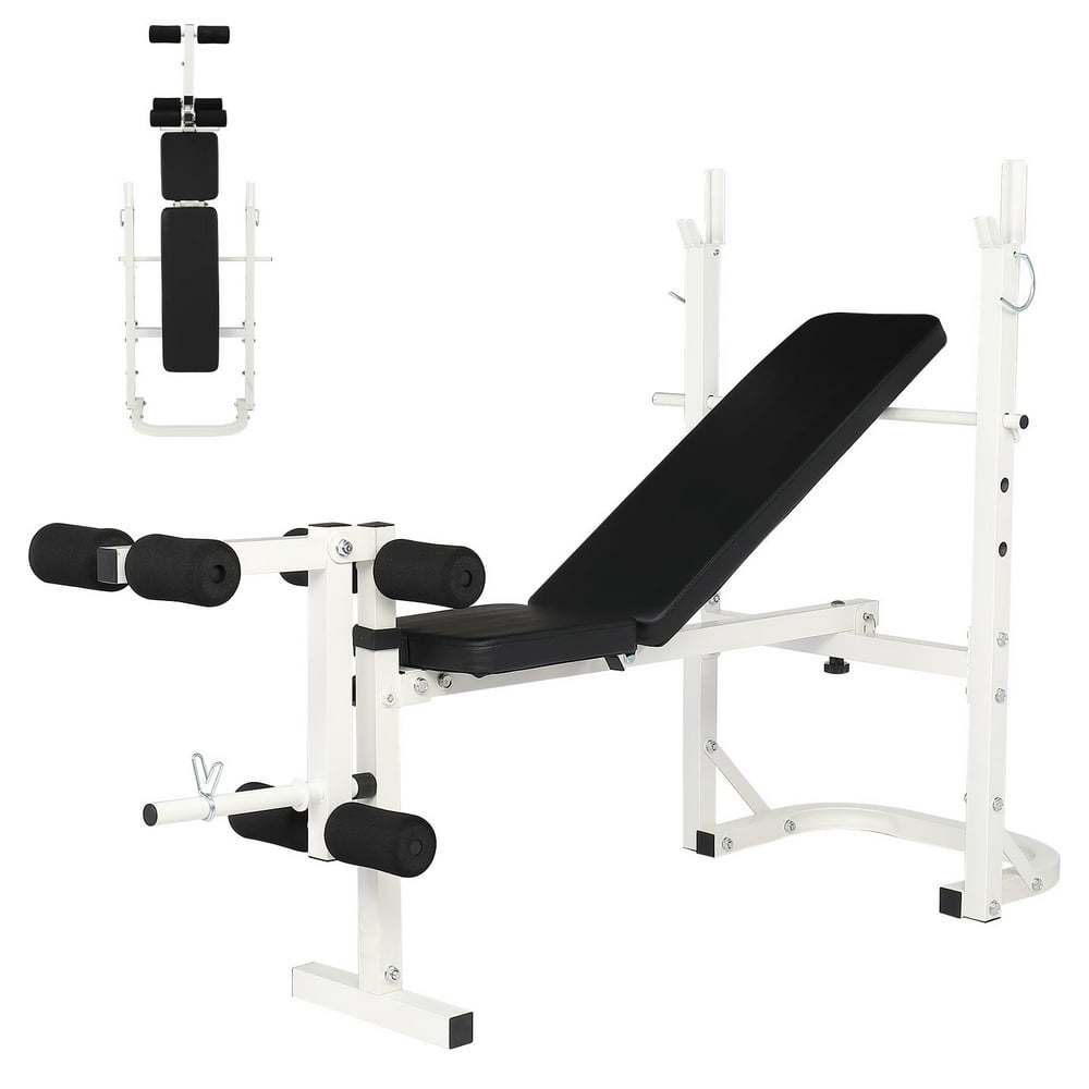 Zimtown Folding Olympic Weight Bench, Adjustable Professional Multi