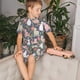 thumbnail image 4 of Fotbe Llamas Pijama Estampada de 2 Piezas para Niños – Ropa de Dormir de Manga Corta Cómoda para Niños y Niñas, Camiseta y Shorts de Algodón-Medium, 4 of 6