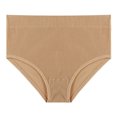 thumbnail image 3 of Bigersell Silk Panties for Women Clearance Postpartum Underwear High Cut Panty Style P-824 Cotton Boyshort Panties Ladies Thongs Briefs Mid Waist Women's Briefs Beige XL, 3 of 3