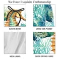 thumbnail image 4 of luoweisi Men's Beach Shorts Quick Dry Swim Trunks with Mesh Lining Seahorse L, 4 of 5