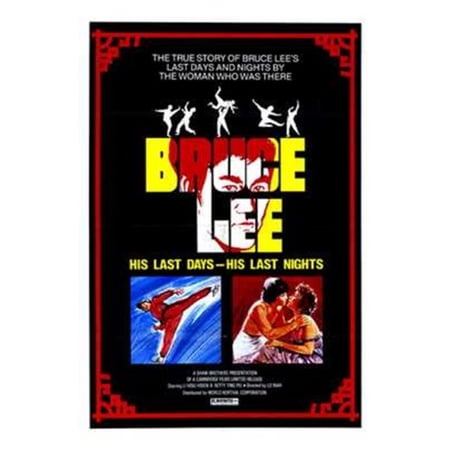 Bruce Lee His Last Days His Last Night Movie Poster (11 x 17) Walmart(00)