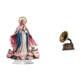 thumbnail image 1 of Belén viviente, escultura de resina, adorno artesanal, figura vintage, estatua coleccionable de acrílico hecha a mano con base estable, ideal para dec, 1 of 8