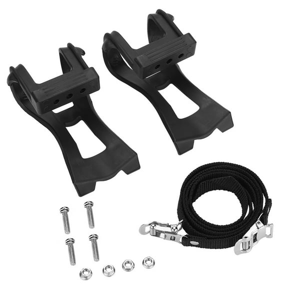 Adjustable Bike Pedals Straps, Toe Clip Belt Bicycle Accessory for Riders Improve Safety Factor,