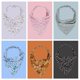 thumbnail image 2 of 6 PCS Floral Head Kerchief Headband Chiffon Hair Bandanas Elastic Hair Band Scrunchies Boho Hair Scarf Hairbands Cute, 2 of 3