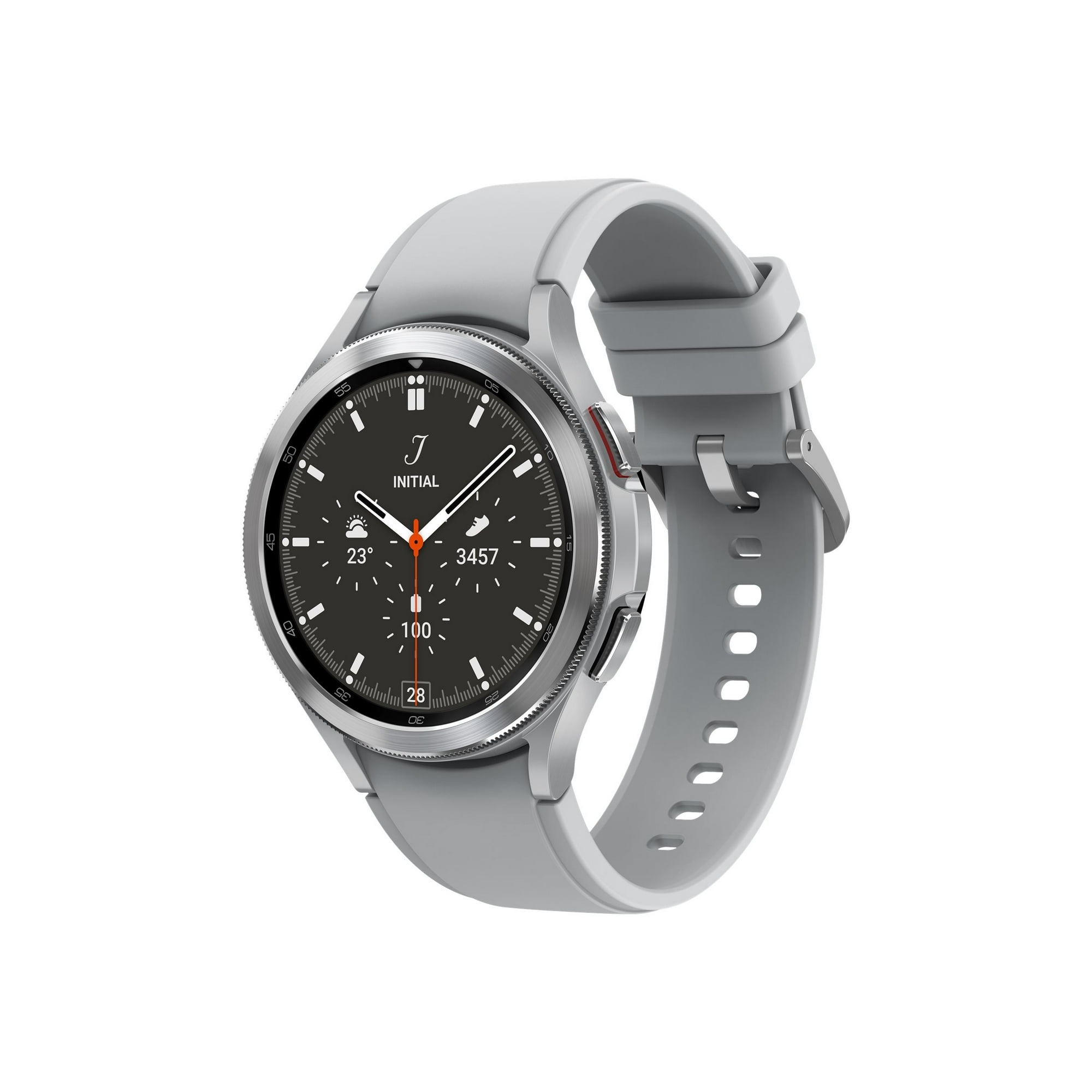 Samsung watch silver band sale