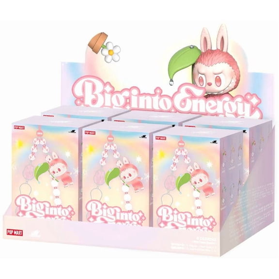 Labubu The Monsters Big into Energy Series Phone Charm Mystery Box (6 Packs)