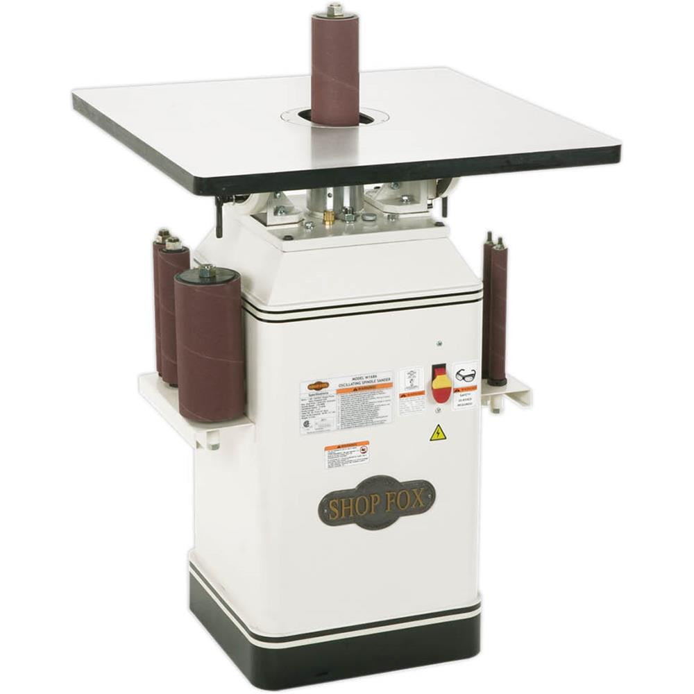 Shop Fox W1686 1 Hp Oscillating Spindle Sander Style with Table Inserts