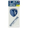 Sporting KC Official MLS 4 inch x 4 inch Each Die Cut Car Decal 2-Pack by WinCraft