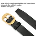 thumbnail image 4 of SENDEFN Women's Casual Leather Belts for Jeans Pants Ladies Belt Fashion Vintage Gold Pin Buckle, 4 of 6
