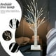 thumbnail image 5 of Árbol iluminado de otoño con luces LED, adorno de abedul blanco para interior, sin pilas, 5 of 8
