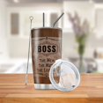 thumbnail image 3 of Boss Gifts for Men Boss Travel Mug Boss Cup World Best Boss Gifts for Male Boss Christmas Birthday Gifts for Boss 20 Oz, 3 of 6