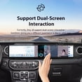 thumbnail image 6 of MOOKAKA 12.3"+12.3" Smart Display Radio Audio Media Player for Jeep Wrangler Rubicon 2018-2026 Car Navigation GPS Upgrade Headunit Android Replacement 1080P Screen Carplay Accessories, 6 of 16