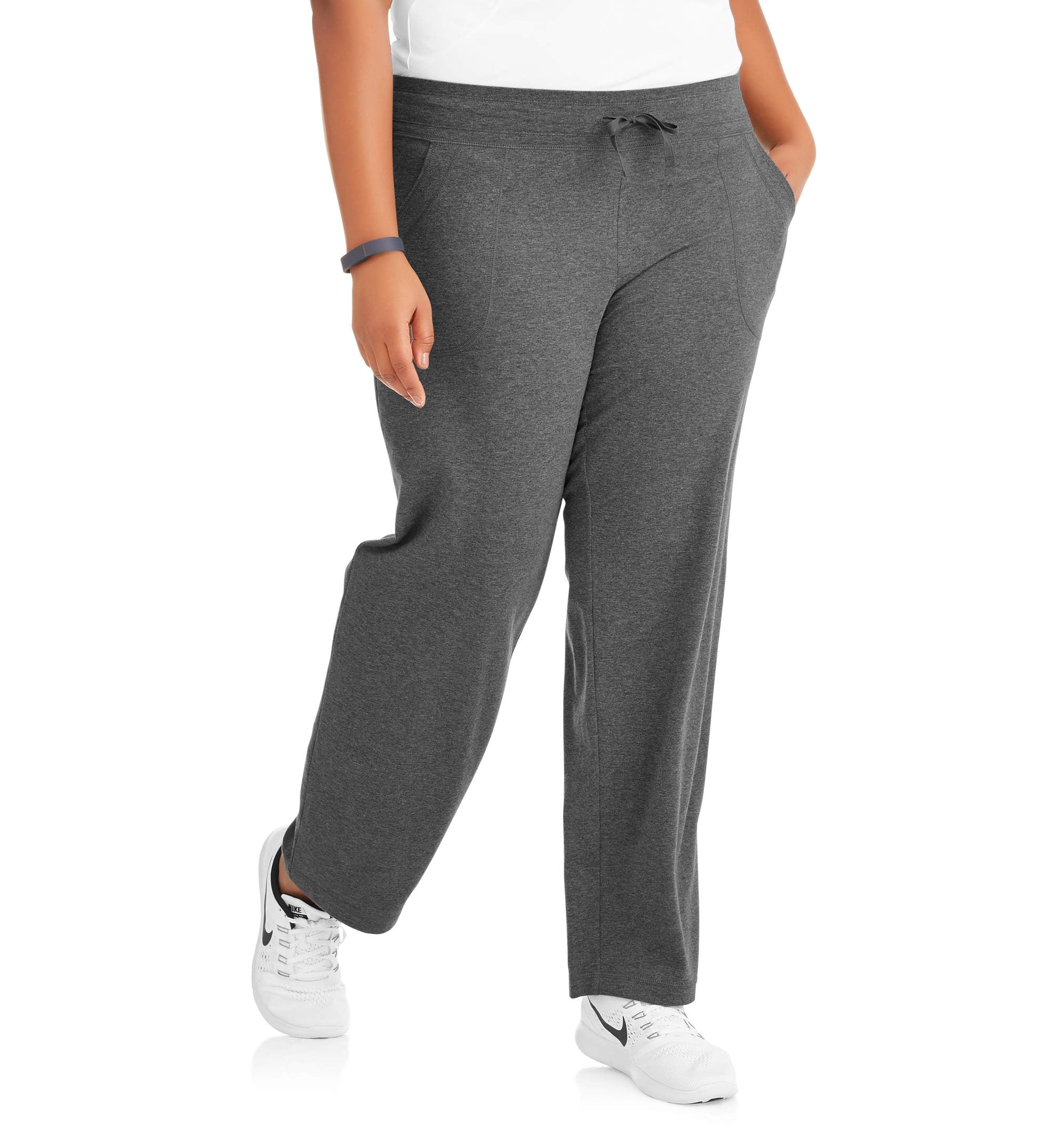 Athletic Works - Women's Plus OPP Knit Pant - Walmart.com - Walmart.com