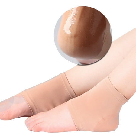 

Heel Protection Cushion Sleeve Therapy Wraps Absorbing Sleeve Heel Cushions Size S (Skin Color)