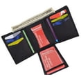 thumbnail image 2 of New V-Cut Mens Leather Trifold Wallet W/Card Holder 2855, 2 of 22