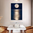 thumbnail image 3 of Elephant Stock Night Ocean Wall Art - Vertical Canvas Wall Art - Living Room Wall Decor - Astronomy & Space Canvas - Blue And Beige Decor - 32" x 48", 3 of 8