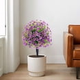thumbnail image 5 of DefiDgd Artificial Lavender Topiary Ball Trees with Stake,Outdoor UV Resistant Faux Lavender Shrubs Plant for Indoor Garden Yard Porch Patio Home Decor(Purple), 5 of 6