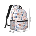 thumbnail image 2 of Rocae Scandinavian Alphabet for Comfortable Student Backpack - Lightweight ,Durable School Bag Ideal for Middle School, High School, and College, 2 of 6