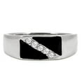 thumbnail image 3 of High polished (no plating) Stainless Steel Ring with Top Grade Crystal in Clear for Women Clear Stone Color Style TK414701 Size 12, 3 of 5