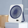 thumbnail image 2 of Bfogop 2025 New desktop fan, 100 level desktop fan，portable USB charging, portable ultra-thin, wall-mounted, mini dormitory, Camp out，home office, 2 of 6