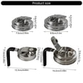 thumbnail image 3 of Rustproof Mason Jar Lid With Pour Spout For Beverage Dispensing Kitchen Gadget Stainless Steel Seal Cover Multicolor, 3 of 4