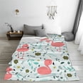 thumbnail image 5 of Sikiie Cute Flamingo Ultra-Soft Micro flannel Blanket Luxury All Seasons Warm Blanket for Bedding Sofa and Travel (4 sizes)-60"x50", 5 of 7